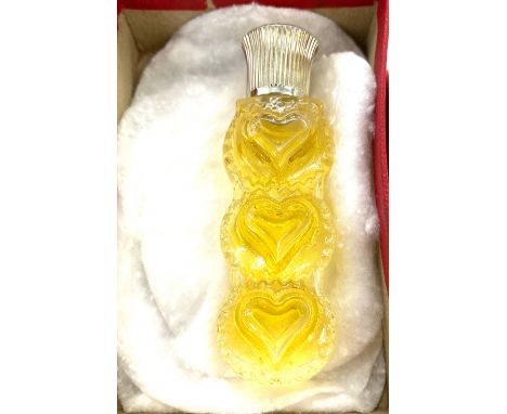 Vintage Nina Ricci 3 Heart perfume, Lalique bottle 
