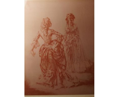 After Sir William Russell Flint. 'Therorigne and Lucille', an international limited edition print of 750 copies, circa 1974, 