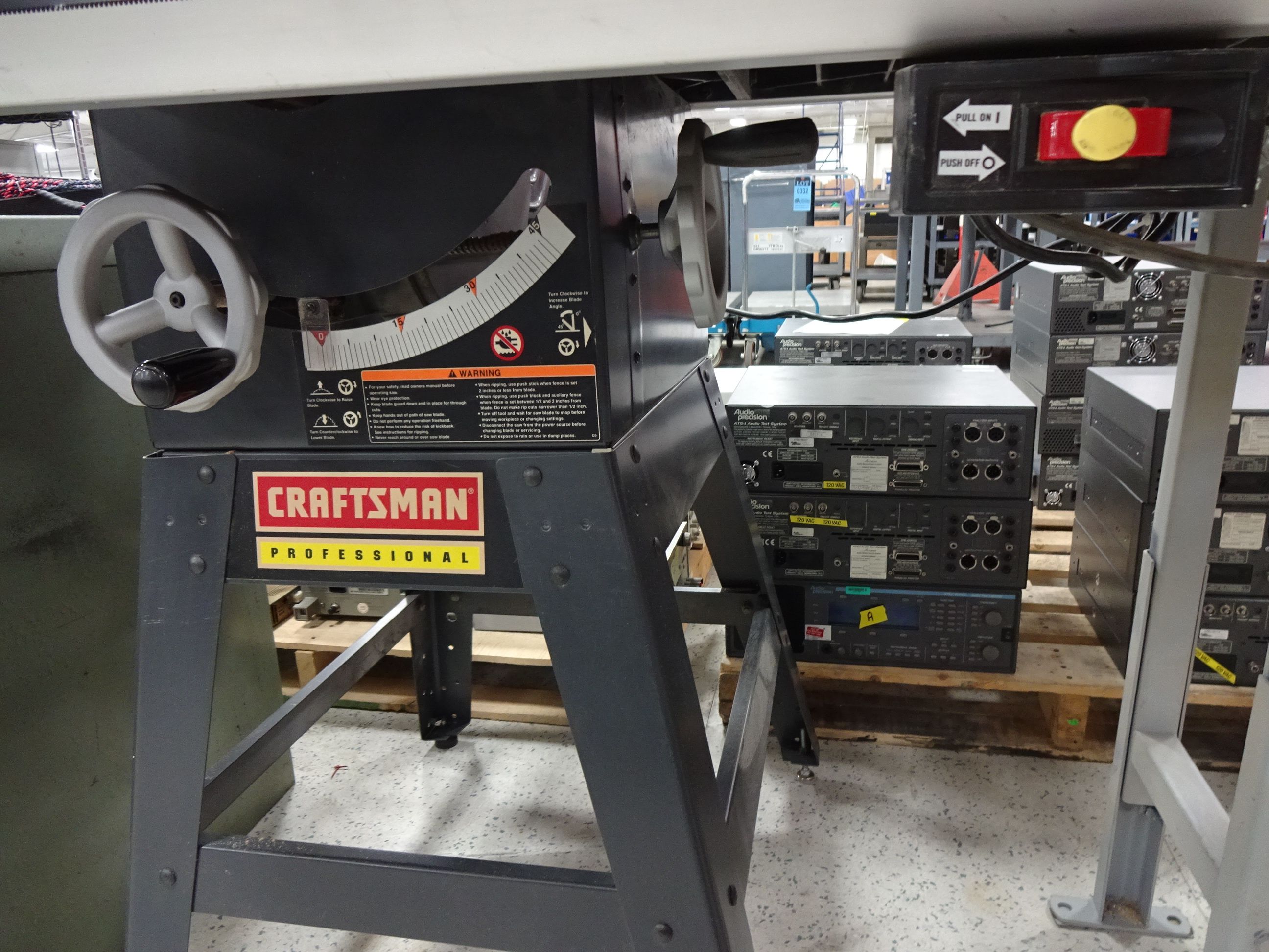 10" CRAFTSMAN MODEL 315.228510 STATIONARY TABLE SAW; S/N P9179.10415