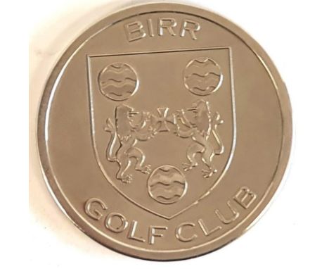 Birr Golf Club Sterling Silver Medal, c.50grams 