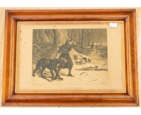 A collection of prints to include: a 19th Century print on silk depicting The Derby 1868 won by Sir J Hawley's Blue Gown, app