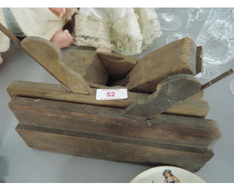 A selection of vintage beech wood planes Marples block and moulding 