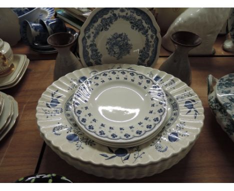 A selection of vintage ceramic plates etc