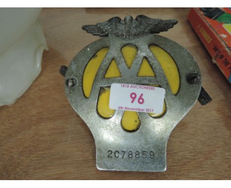 A vintage AA badge 2C78859