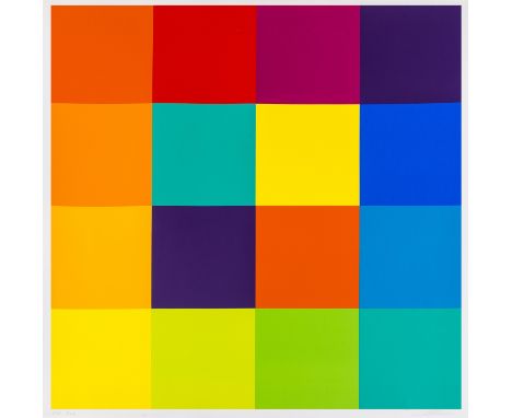 δ Richard Paul Lohse (1902-1988)UntitledOffset lithograph printed in colours, 1971-1972, signed in pencil, numbered from the 