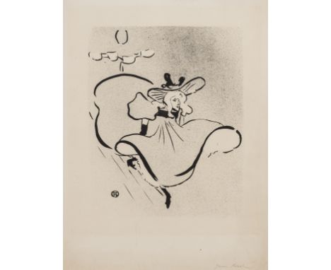 Henri de Toulouse-Lautrec (1864-1901)Jane Avril (Wittrock 18 i/ii)Lithograph, 1893, from the edition of 500, on wove paper, w