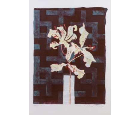 δ Patrick Procktor (1936-2003)LilyLithograph printed in colours, signed and numbered from the edition of 150 in pencil, on wo
