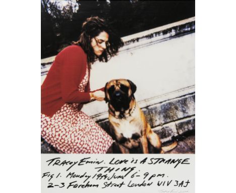 δ Tracey Emin (b.1963)Love is a Strange ThingOffset lithograph printed in colours, 2000, signed in black ink, numbered from t