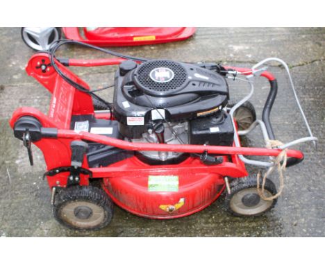 Weibang Virtue 46 SMP petrol garden lawnmower. WB466SC-M Condition Report: Engine appears to function - NOT fully tested.