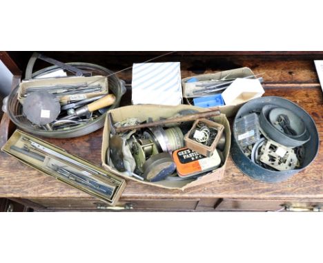 A large collection of 19th & 20th century clock and watch parts and clock and watch makers tools (qty).
