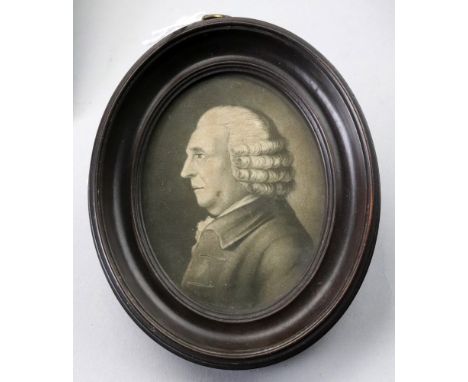 English School, late 18th/early 19th Century, A portrait miniature silhouette of a lady, Sarah Studdy, inscribed with sitter'