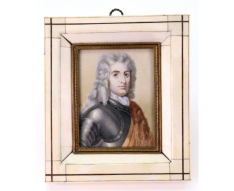English School, 19th Century, A portrait miniature of The Duke of Marlborough, signed 'Btz' (centre left), and inscribed with