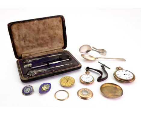Two nurses silver and enamel badges, Thomas Fattorini, Birmingham 1928 & 1930, Bolingbroke Hospital incorporating London & Th