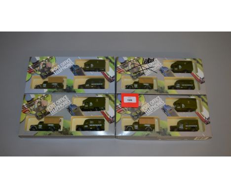 Two versions of the pre-production packaging for the Lledo 'Post Office Telephone'  diecast model set together with a printed