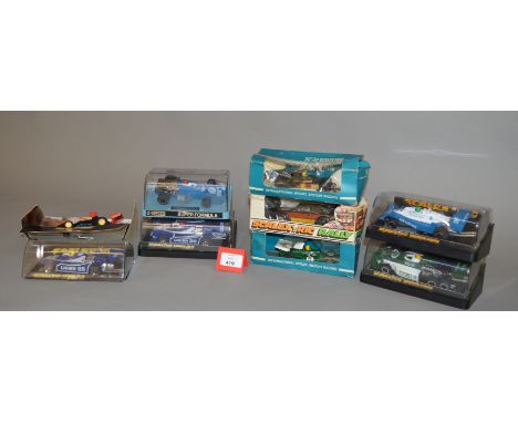 Good selection of Scalextric boxed models from 1970's Cars appear mostly G, boxes mixed from F- G (9)
