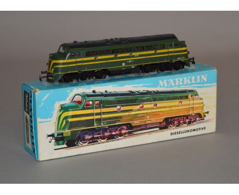 HO gauge. Marklin 3066 Co-Co '204008' diesel locomotive, with instruction leaflet. VG in G+/VG box.