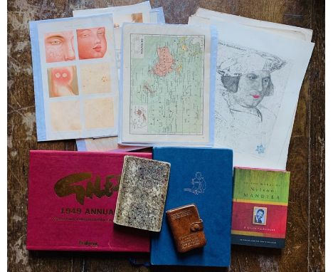 ***ITEM LOCATION BISHTON HALL***Mixed collection comprising five books, assorted modern stamps (clippings), and assorted loos