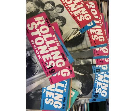 ***OBJECT LOCATION BISHTON HALL***A collection of 30 x Rolling Stones Magazines monthly books - original 1964-65 from issue 1