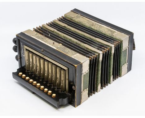 A concert German Melodeon, early 20th Century, complete with playing manuals