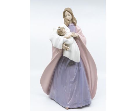 Large Nao figure of mother and child