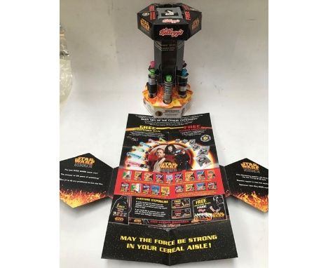 Kellogg’s very rare sales representatives merchandise promotional samples, Star Wars puzzle light sabers on retailers display