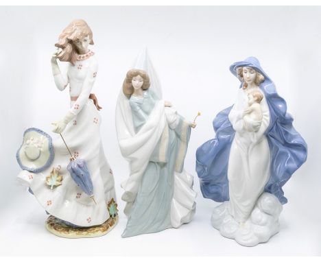Six Nao figures of married couples, religious, fairytale and lady figures
