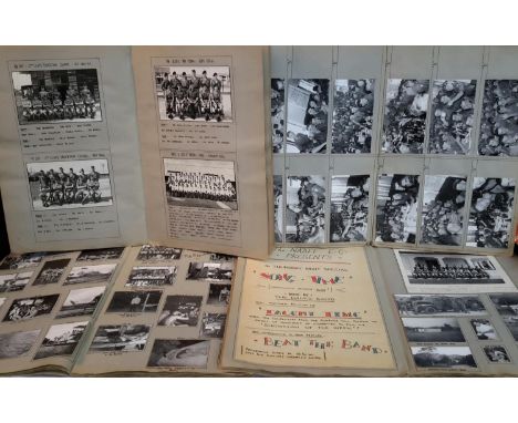 5 scrap books full of military photographs & memorabilia of army life 