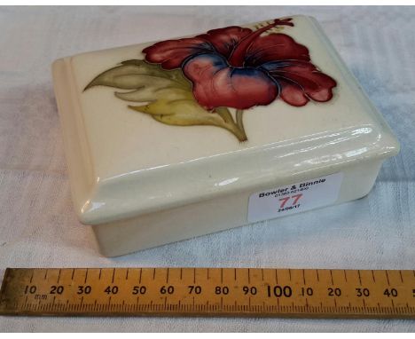 William Moorcroft lidded trinket dish 