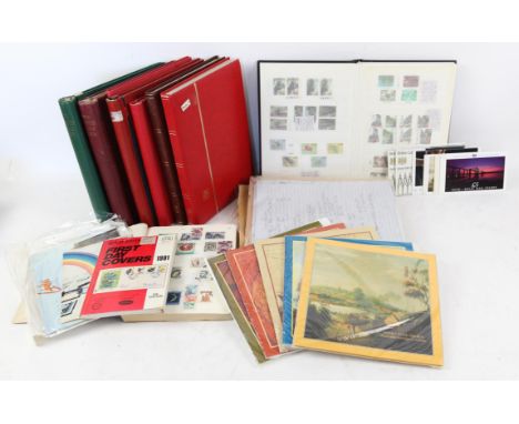 World Stamp Collection in Albums(5) & Stock Books(4) plus loose with Great Britain Decimal Mint Commemoratives, Booklets, Cha