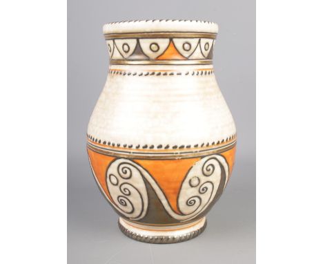 A Charlotte Rhead for Crown Ducal vase Hx22cm