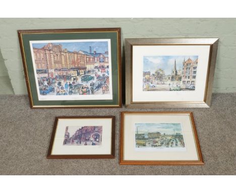 Terry Gorman &amp; John Rudkin, A selection of prints depicting local scenes Sheffield
