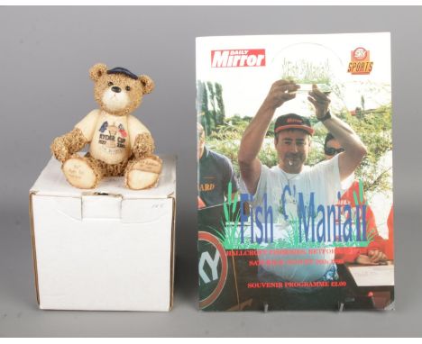 Two pieces of sporting memorabilia, consisting of 2001 Gillies Studios Limited Edition Ryder Cup Bear (This tournament was ca