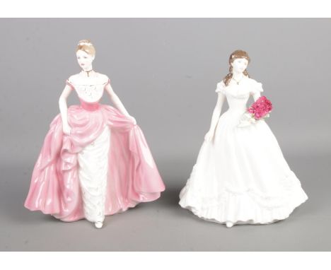 Two Limited Edition ceramic figures; Royal Worcester The Official Royal Worcester Anniversary Figurine of the Year 2000 and C