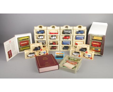 A collection of boxed die-cast vehicles, produced by Lledo and Exclusive First Editions. To include Promotional Models in Der