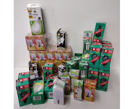 Large quantity of assorted light bulbs. Shipping Group (A). 