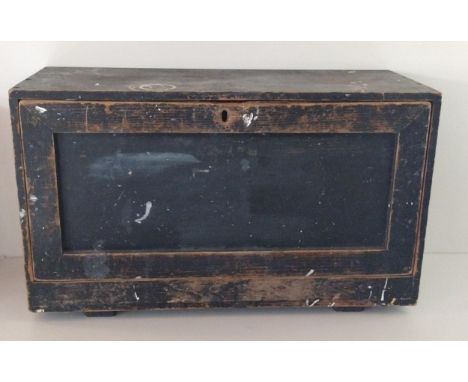 Large vintage wooden tool box. Collection only. 
