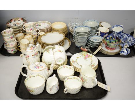 A Minton 'Marlow' pattern part coffee service; a Royal Worcester part coffee service; a Royal Doulton part tea service; a sma