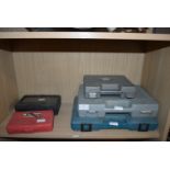 Contents of Shelf to Include Assorted Drill, Socke