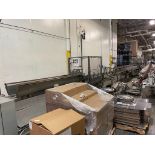 2008 Pearson BE60 6-Pack Beverage Carrier Erector with Twin Lane Conveyor