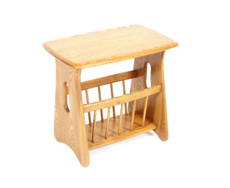 An Ercol "Evergreen" magazine rack, 54cm wide x 35cm deep x 49cm high&nbsp;