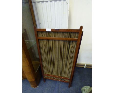 Mahogany Fire Screen