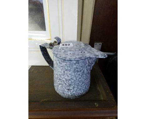 Enamelled Teapot