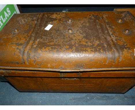 Tin Trunk & Contents