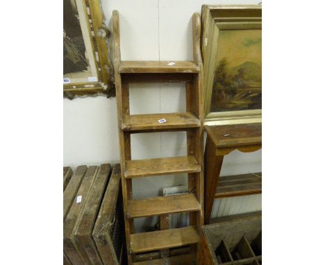Pair of Vintage Step Ladders & 2 Vintage Spades