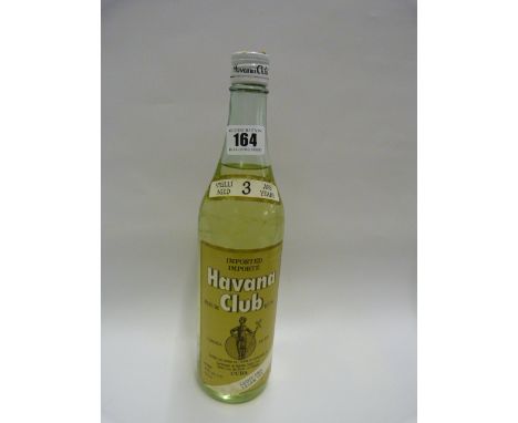 Bottle of Havana Club Light Dry Rum