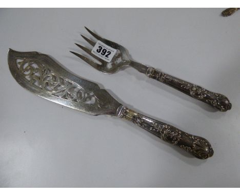 Silver Handled Fish Knife & Fork