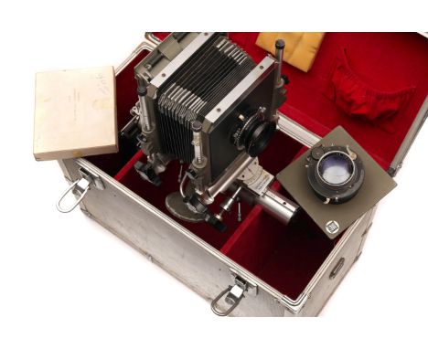 A Sinar Norma 5x4" Large Format Camera, together with Schneider Symmar S f/5.6 150mm and Rodenstock Ysarex f/4.5 210mm lenses