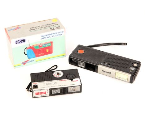 Three Novilty Camera Radios, including National C-R1, Junior Collection JC-25 and Eurosonic (3)