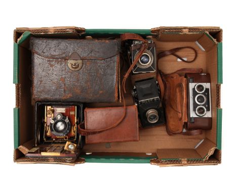 A Sanderson Hand &amp; Stand Camera, together with a Pilot Super and two others (a lot)