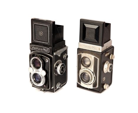 A Yashica Mat TLR Camera, together with a Welta Weltaflex (2)